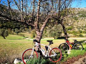 escursione in bike nella cava Misericordia di Ragusa