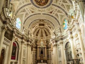 interno della chiesa di San Giovanni Evangelista a Scicli