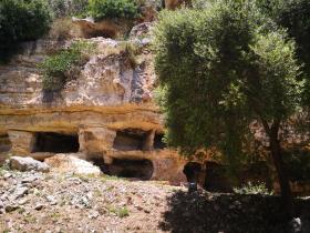 cava d'Ispica during summer