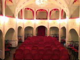 private theatre of Palazzo Arezzo Donnafugata in Ragusa Ibla