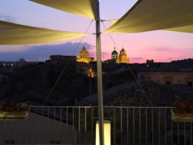 sunset from the terrace