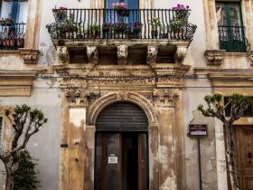 balcony in via Mormino Penna of scicli