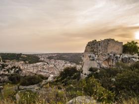 view of Scicli from the church of San Matteo