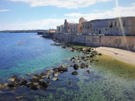 sea of Ortigia in Syracuse