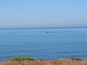 boats on the sea in Marina di Ragusa